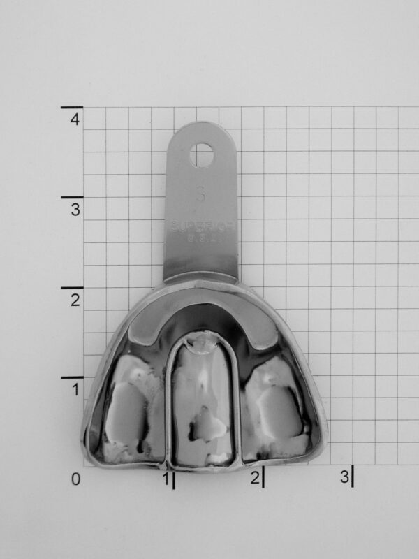 Dental Impression Tray - Depressed Anterior Small Palatal Solid